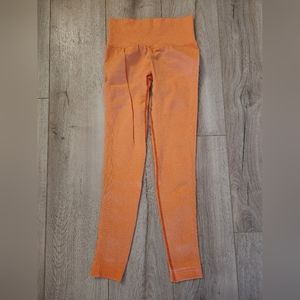 Bright Orange Leggings, Small